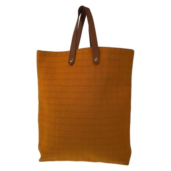 HERMES Brown Leather Tote Bag - Picture 1 of 9